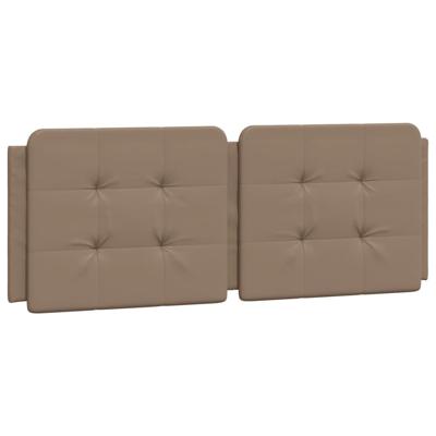 Bed met matras kunstleer cappuccinokleurig 120x200 cm - thumbnail