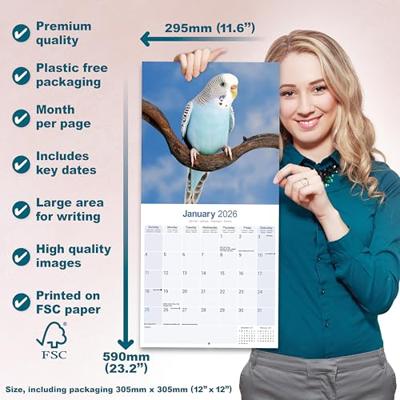 Parkieten Kalender 2026