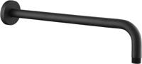 Ben Round douchearm 40cm mat zwart - thumbnail