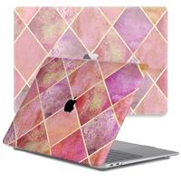 Lunso MacBook Pro 16 inch (2019) cover hoes - case - Diamond Rose - thumbnail