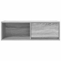 Tv-meubelen 2 st 80x31x25,5 cm bewerkt hout grijs sonoma eiken - thumbnail