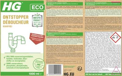 HG eco ontstopper 1l