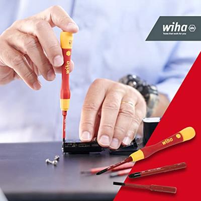 Wiha 43167 | Fijnschroevendraaierset | PicoFinish® | slimVario® electric | 4-delig - 43167 - thumbnail