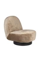 Zuiver Draaifauteuil 'Eden' Chenille, kleur Mosgroen - thumbnail
