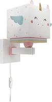 Dalber Kinderkamer wandlampLittle Unicorn wit - 64599 - thumbnail