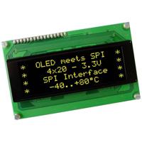 DISPLAY VISIONS OLED-display Geel-groen 5.55 mm 3.3 V Aantal cijfers: 4 EAW204-XLG - thumbnail
