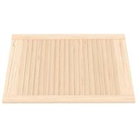 Louvredeur 69x49,4 cm massief grenenhout - thumbnail