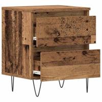 Nachtkastje 2 pcs Oud hout 40 x 35 x 50 cm Bewerkt hout - thumbnail