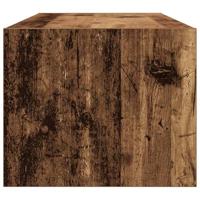 Tv-meubels 2 st 80x31x25,5 cm bewerkt hout oud houtkleurig - thumbnail