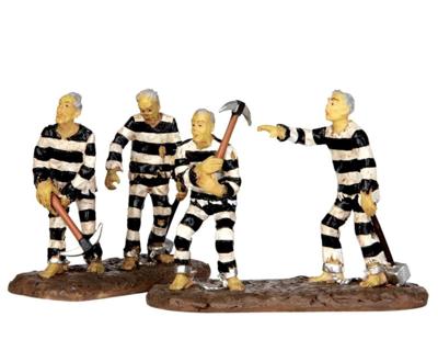 Lemax chain gang s/2 figuur Spooky Town 2014