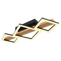 Globo Moderne plafondlampDustin zwart 66cm - 67288D1 - thumbnail