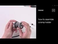 Home sweet home fitting metaal E27 - messing - thumbnail