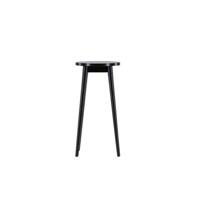 Nohr Barkruk 'Donella' Rubberhout, kleur Zwart (zithoogte 75cm) - thumbnail