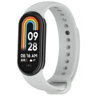 Siliconen bandje - Grijs - Xiaomi Smart Band 8 & 9 Siliconen bandje - Grijs - Xiaomi Smart Band 8 & 9