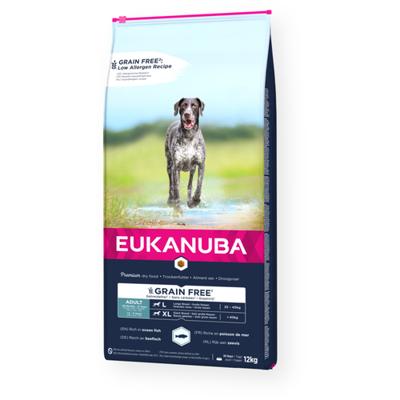 Eukanuba Adult L/XL graanvrij zeevis hondenvoer 12 kg
