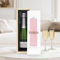 Cava in bedrukte kist - Palau Gazo (750ml) - thumbnail