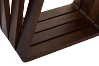 Wandtafel DKD Home Decor Bruin Transparant Kristal Walnoot 145 x 45 x 75 cm - thumbnail