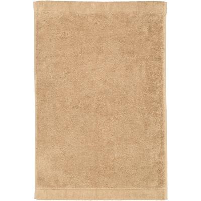 Cawö Cawo Lifestyle Uni Gastendoekje 30x50 caramel