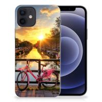 iPhone 12 | 12 Pro (6.1") | Silliconen Back Cover | Amsterdamse Grachten - thumbnail