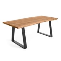 Kave Home Eettafel 'Alaia' Acacia Boomstam,180 x 90cm - thumbnail