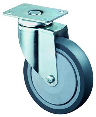 BS Rollen Zwenkwiel | wiel-d. 80 mm draagvermogen 80 kg | met schroefplaat | rubber grijs | 1 stuk - C100.A85.081 C100.A85.081 BS Rollen Zwenkwiel | wiel-d. 80 mm draagvermogen 80 kg | met schroefplaat | rubber grijs | 1 stuk - C100.A85.081 C100.A85.081