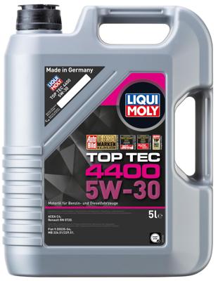 LIQUI MOLY motorolie "top tec 4400". top tec 4400 5w-30 5l