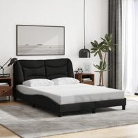 Bedframe zonder matras 120x200 cm stof zwart - thumbnail