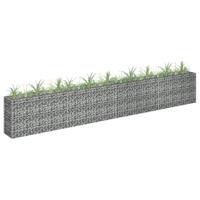 Gabion plantenbak verhoogd 360x30x60 cm gegalvaniseerd staal - thumbnail