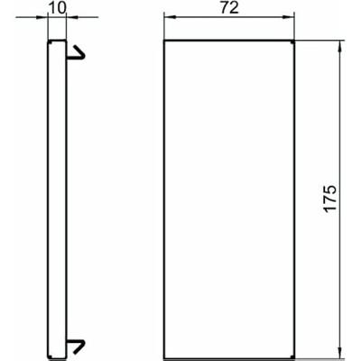 OBO Bettermann 6277670 Montageaccessoire (b x d) 170 mm x 70 mm 1 stuk(s) Zuiver wit