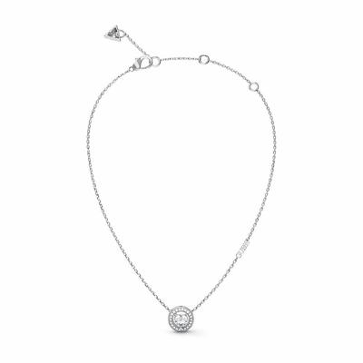 Ketting Dames Guess JUBN04667JWRHT-U 45 cm Zilverkleurig Ketting Dames Guess JUBN04667JWRHT-U 45 cm Zilverkleurig