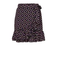 Colourful Rebel Shelby Hearts Rok  Zwart Dames - Basic Fit - Viscose - thumbnail