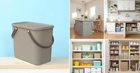 Rotho albula storage system 25l cappuccino - thumbnail