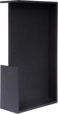 Formani Square LSQ160A/40 inbouwkom tbv deurdikte 40mm - mat zwart