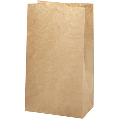 Creativ Company Papieren zakken, h: 27 cm, afm 9x15 cm, 50 gr, bruin, 100 stuk/ 1 doos
