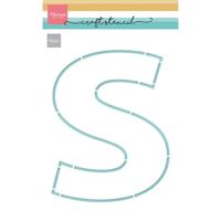 Marianne Design • craft stencils s-letter - thumbnail