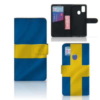 Samsung Galaxy M21 | M30s Bookstyle Case Zweden Samsung Galaxy M21 | M30s Bookstyle Case Zweden