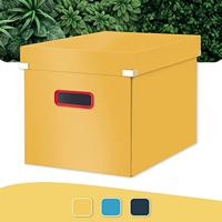Leitz Cosy Click & Store kubus grote opbergdoos, geel - thumbnail