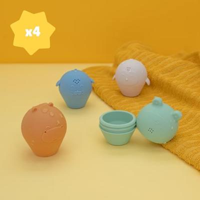 Siliconen badspeeltjes met sproeiers BADABULLE meerkleurig - thumbnail