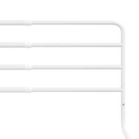 VidaXL Bedhekje peuter (76-137)x55 cm ijzer wit - thumbnail