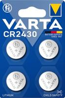 Varta Knoopcel CR2430 3 V 4 stuk(s) Lithium VARTA LITHIUM Coin CR2430 Blister 4 - thumbnail