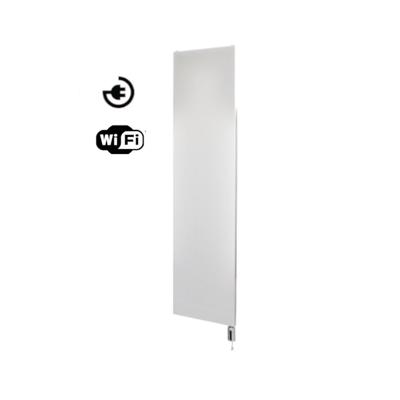 Radiator Sanicare Denso Met WiFi 180 x 40 cm Mat Wit Met Thermostaat Chroom Rechtsonder Sanicare