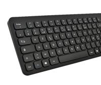 Pacchetto mouse tastiera nera wireless SLIM - thumbnail