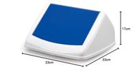 Durable Deksel | met blauwe inwerpklep | voor afvalcontainer 40l | Kunststof PE | 1 stuk - 1801574014 1801574014 - thumbnail