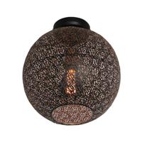 Freelight Plafondlamp Oronero Ø 30 cm zwart-goud - thumbnail