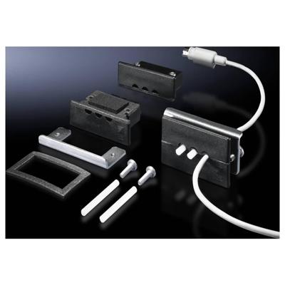 Rittal SZ 2400.500 Kabeldoorvoeringsplaat Drievoudig Klem-Ø (max.): 6 mm Kunststof Zwart (RAL 9005) 5 stuk(s)