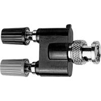 Telegärtner 100023664 Meetadapter BNC-stekker - Bus 4 mm, Bus 4 mm Zwart, Rood - thumbnail