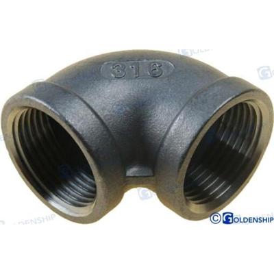 GS30542 - ELLEBOOG 90 H-H ROESTVRIJ STAAL 3/4