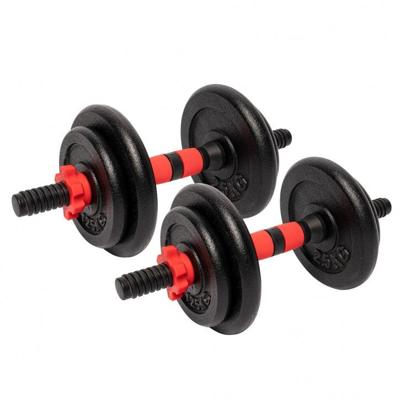 Dumbellset 15 kg gietijzer - 25 mm Dumbellset 15 kg gietijzer - 25 mm
