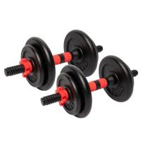 Dumbellset 15 kg gietijzer - 25 mm - thumbnail