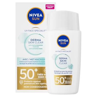 Nivea Sun Derma Skin Clear Fluid SPF50+ - thumbnail